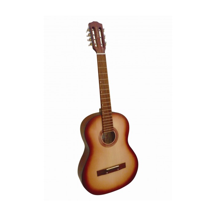 Акустическая гитара 7-струнная, цвет санберст, Амистар фото