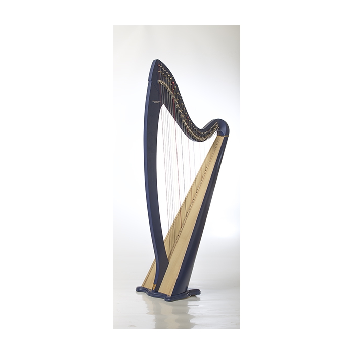 Арфа леверсная, 36 струн, цвет: синий, Resonance Harps фото