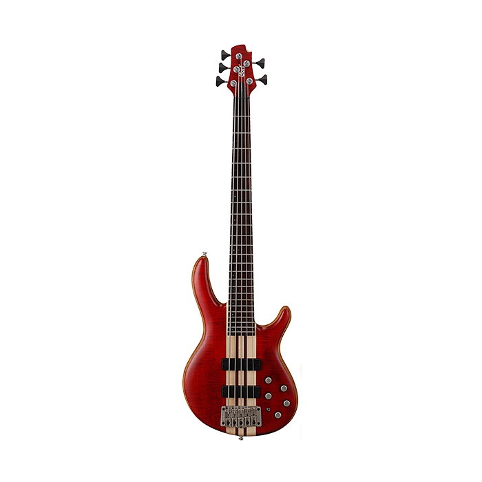Бас-гитара 5-струнная, красная, Cort Artisan Series фото
