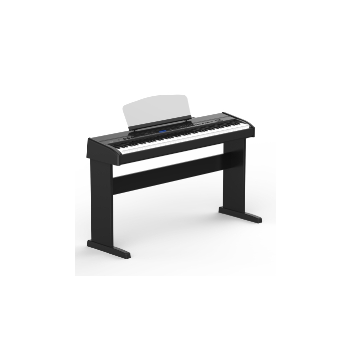 Цифровое пианино, черное, со стойкой, Orla фото