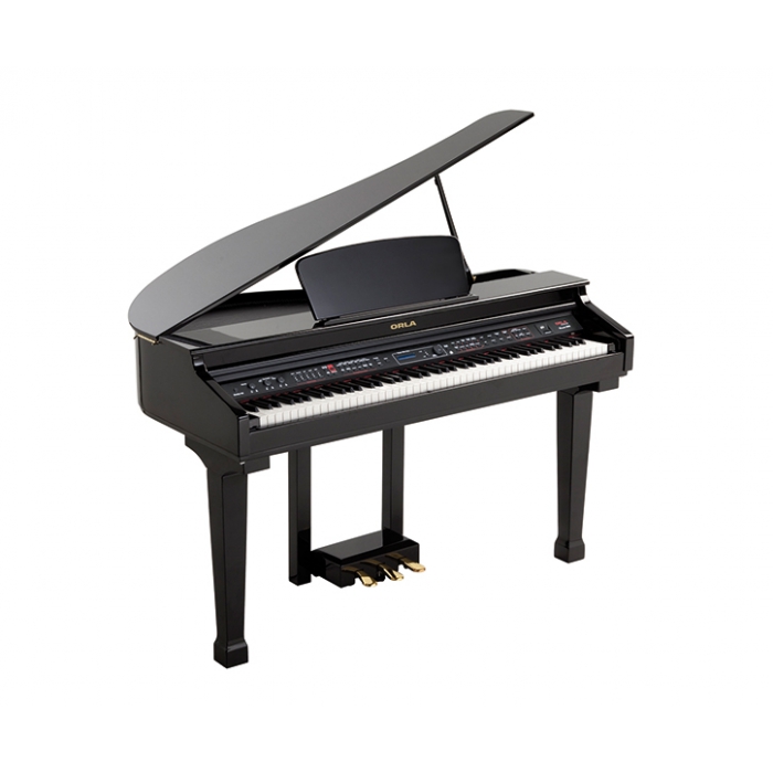 Цифровой рояль, с автоаккомпанементом, черный, Orla фото