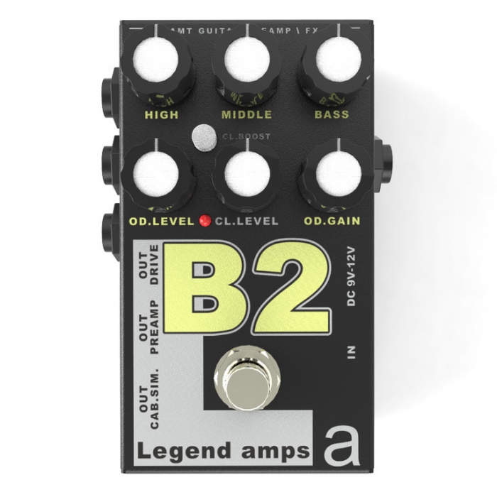 Двухканальный гитарный предусилитель B2 (BG-Sharp), AMT Electronics Legend Amps 2 фото