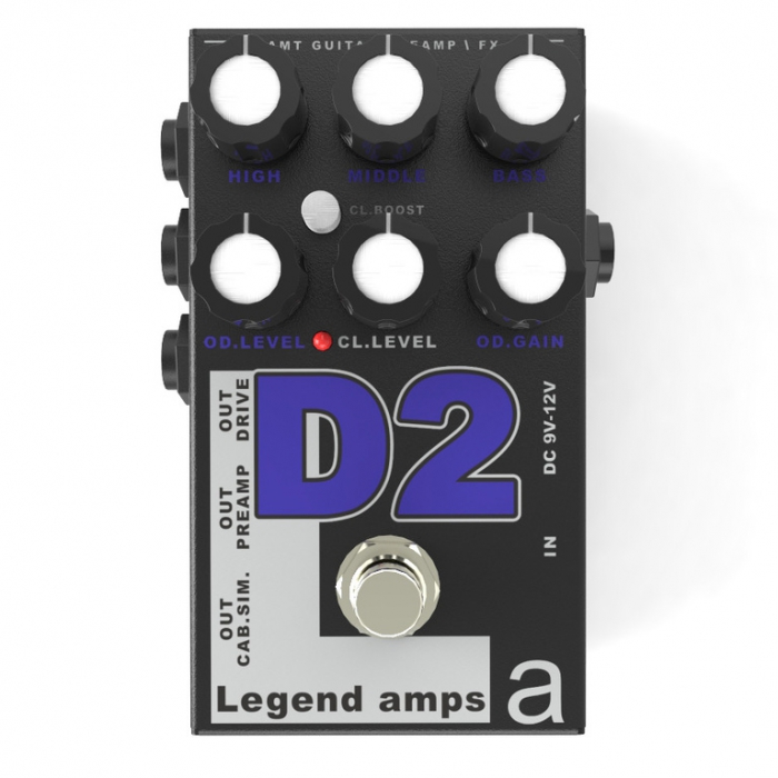 Двухканальный гитарный предусилитель D2 (Diezel), AMT Electronics Legend Amps 2 фото