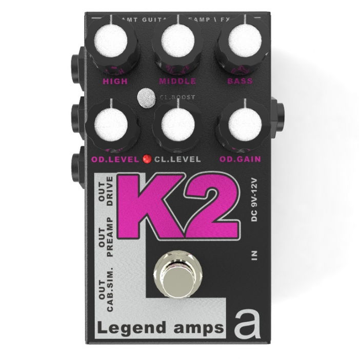 Двухканальный гитарный предусилитель K2, AMT Electronics Legend Amps 2 фото