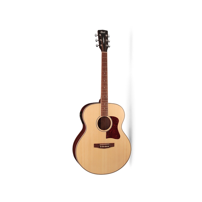 Электро-акустическая гитара, цвет натуральный, Cort CJ Series фото