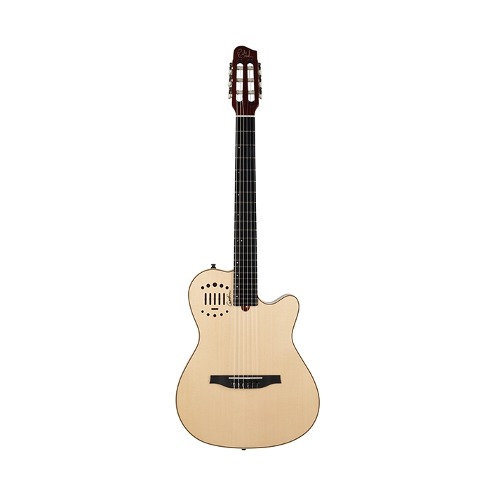 Электро-акустическая гитара, с чехлом, цвет натуральный, Godin MultiAc Nylon Duet Ambiance фото