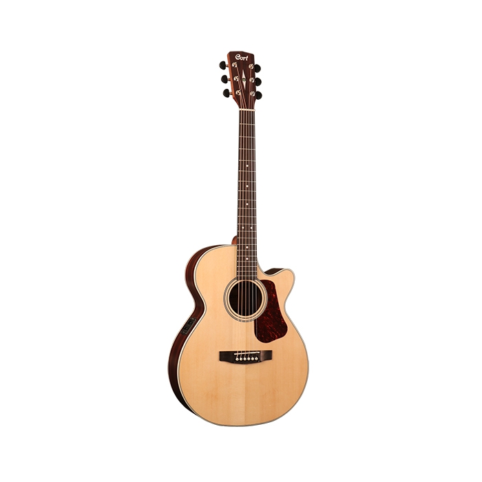 Электро-акустическая гитара с вырезом, цвет натуральный, Cort Luce Series фото