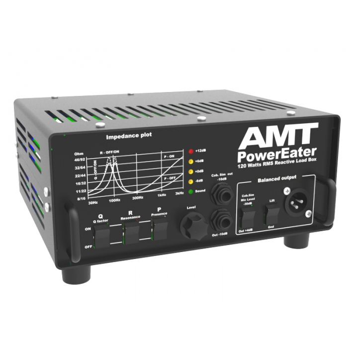 Эмулятор реактивной нагрузки гитарного кабинета, AMT Electronics Power Eater 120 Load Box фото