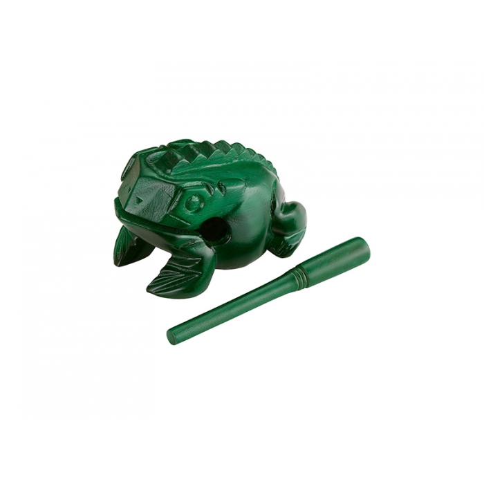 Гуиро-лягушка, деревянный, большой, зеленый, Nino Percussion фото