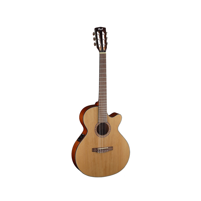 Классическая гитара, со звукоснимателем, с вырезом, цвет натуральный, Cort Classic Series фото