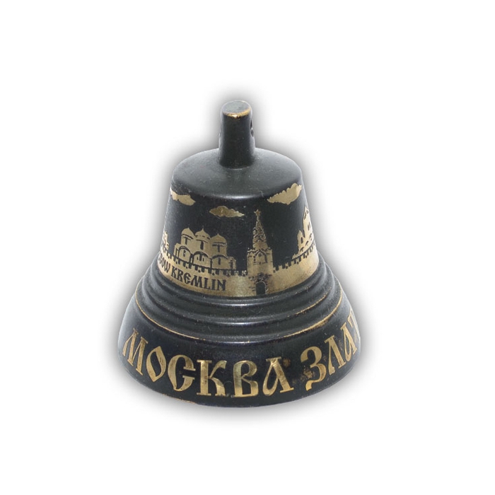 Колокольчик травленый №4, d50, Москва златоглавая, Валдайские колокольчики фото