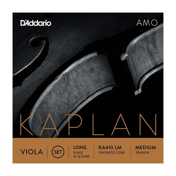 Комплект струн для альта, среднее натяжение, Long Scale, D'Addario Kaplan Amo фото