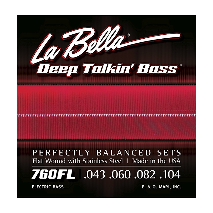 Комплект струн для бас-гитары, Light, 43-104, La Bella Deep Talkin' Bass фото