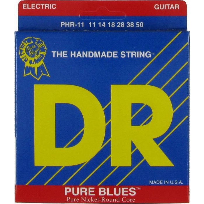 Комплект струн для электрогитары, никель, Heavy, 11-50, DR Pure Blues фото
