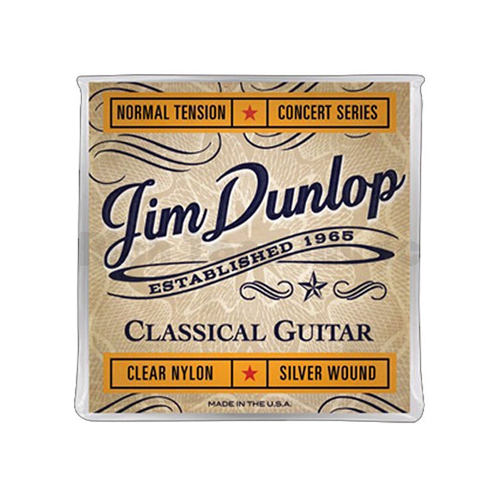 Комплект струн для классической гитары, посребр.медь, 28-43, Dunlop Concert фото