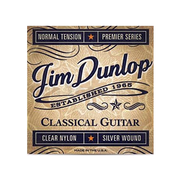 Комплект струн для классической гитары, посребр.медь, 28-43, Dunlop Premiere фото