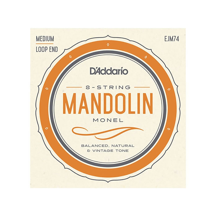 Комплект струн для мандолины, 11-40, монель-металл, D'Addario Monel фото