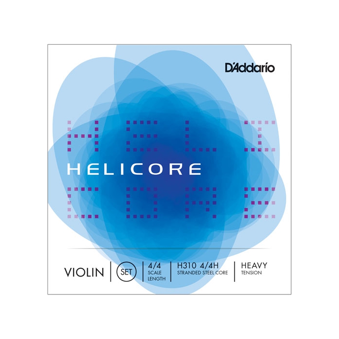 Комплект струн для скрипки размером 4/4, сильное натяжение, D'Addario Helicore фото