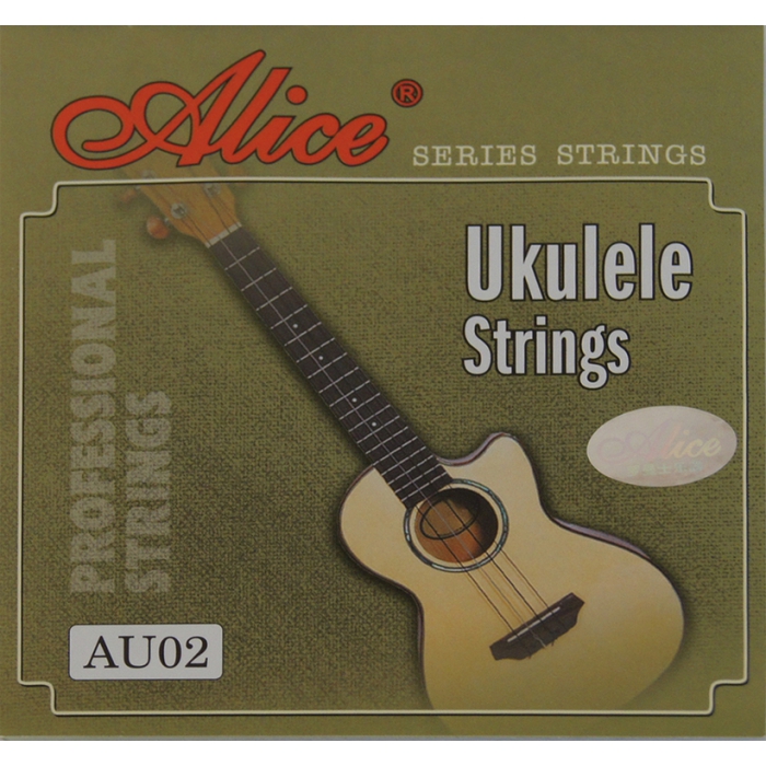 Комплект струн для укулеле, черный нейлон Alice фото