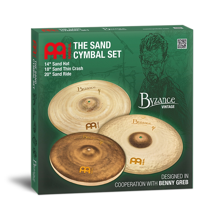 Комплект тарелок 14, 18, 20", Meinl Byzance Vintage Sand Cymbal Set фото