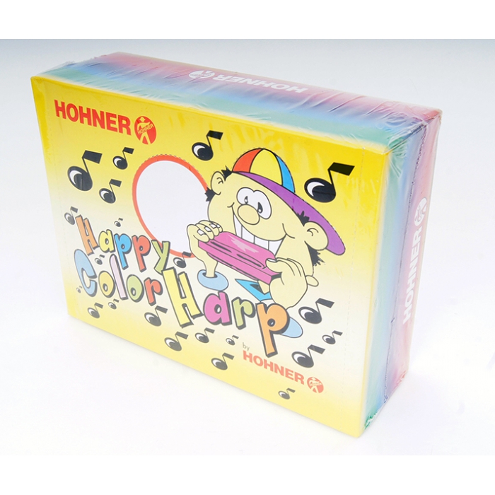 Коробка губных гармошек, 24шт Hohner Happy Color фото
