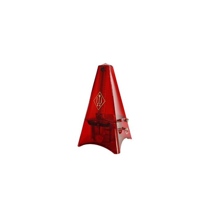 Метроном механический, пластиковый, красный, Wittner Tower-Line фото
