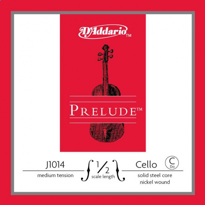 Отдельная струна С/До для виолончели размером 1/2, среднее натяжение, D'Addario Prelude фото