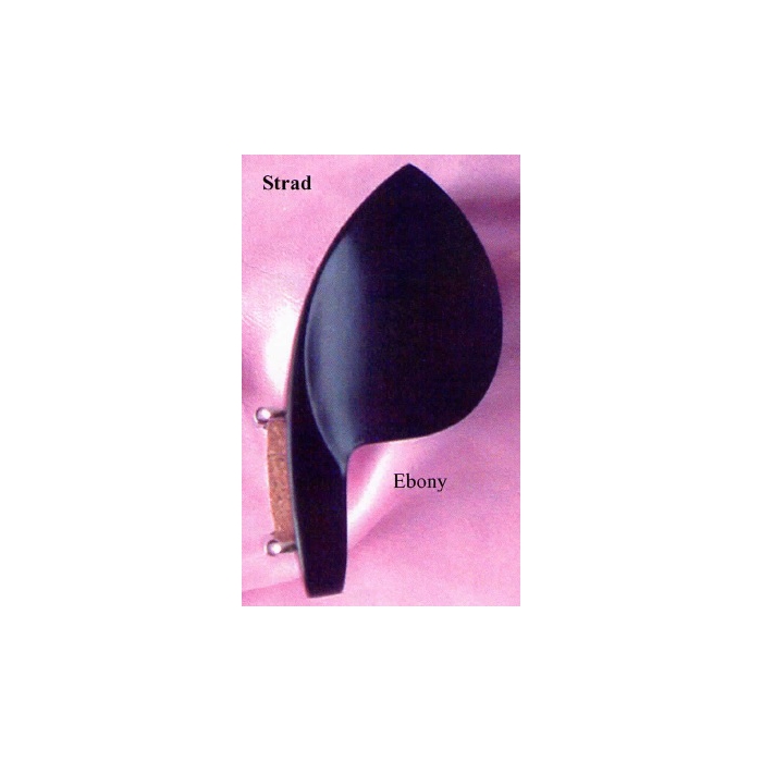 Подбородник для альта, модель Strad. Форма крепления - U. Материал - черное дерево. WBO фото