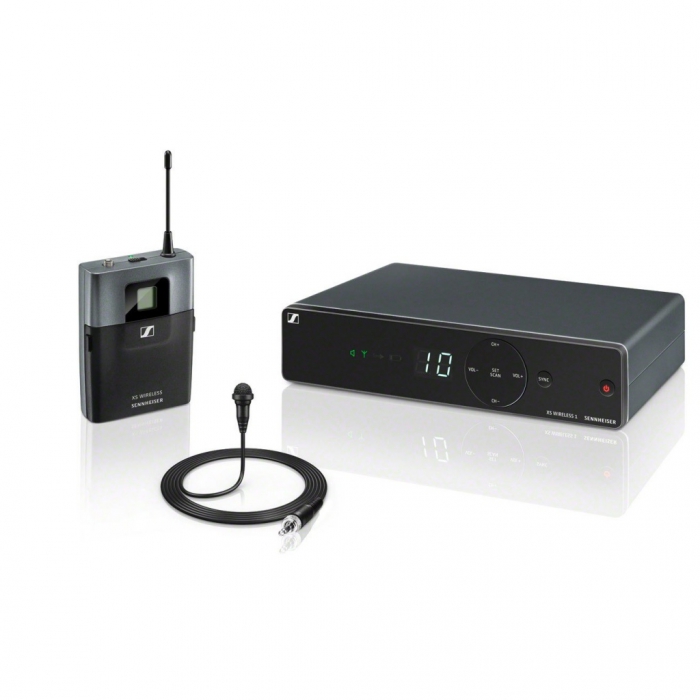 радиосистема с петличным микрофоном , UHF (548-572 МГц), Sennheiser XSW 1-ME2-A - фото