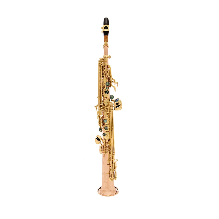 Саксофон сопрано Bb, прямой, розовая латунь, John Packer фото