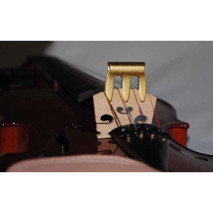 Сурдина для скрипки размером 4/4-3/4, латунь, Мозеръ фото
