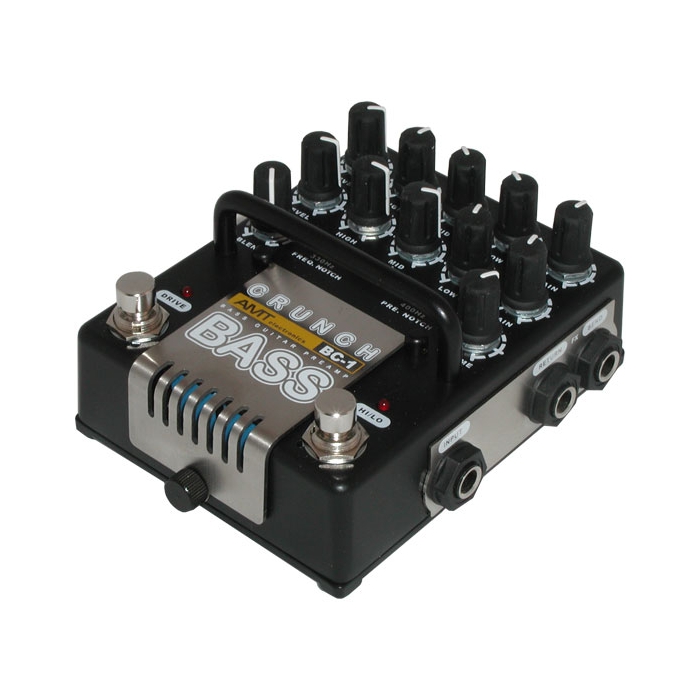 Транзисторный двухканальный предусилитель для бас-гитары, AMT Electronics "Bass Crunch" фото