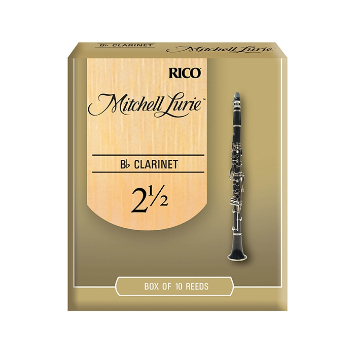 Трости для кларнета Bb, размер 2.5, 10шт, Rico Mitchell Lurie Premium фото