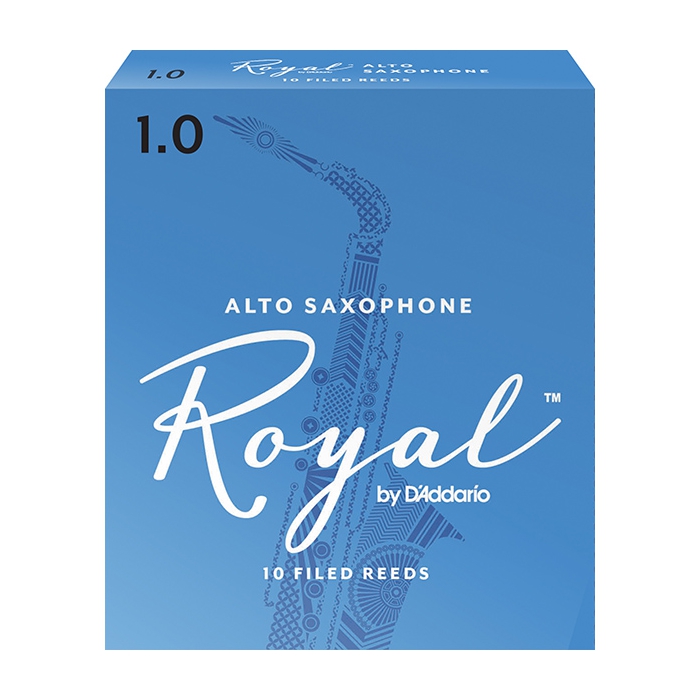 Трости для саксофона альт, размер 1.0, 10шт в упаковке Rico Rico Royal фото