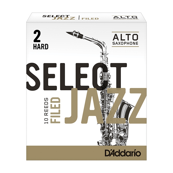 Трости для саксофона альт, размер 2, жесткие (Hard), 10шт, Rico Select Jazz Filed фото
