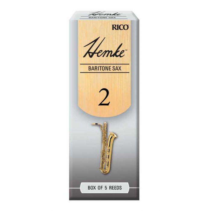 Трости для саксофона баритон, размер 2.0, 5шт, Rico Hemke фото