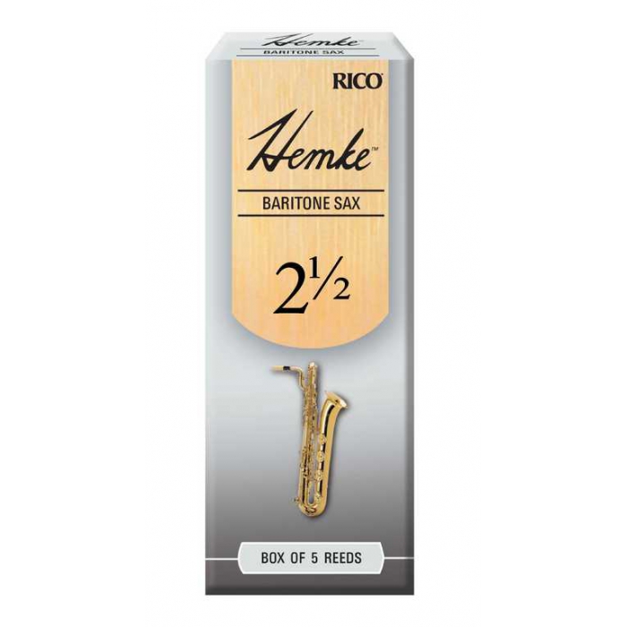 Трости для саксофона баритон, размер 2.5, 5шт, Rico Hemke фото
