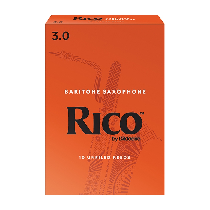 Трости для саксофона баритон, размер 3.0, 10шт,Rico фото