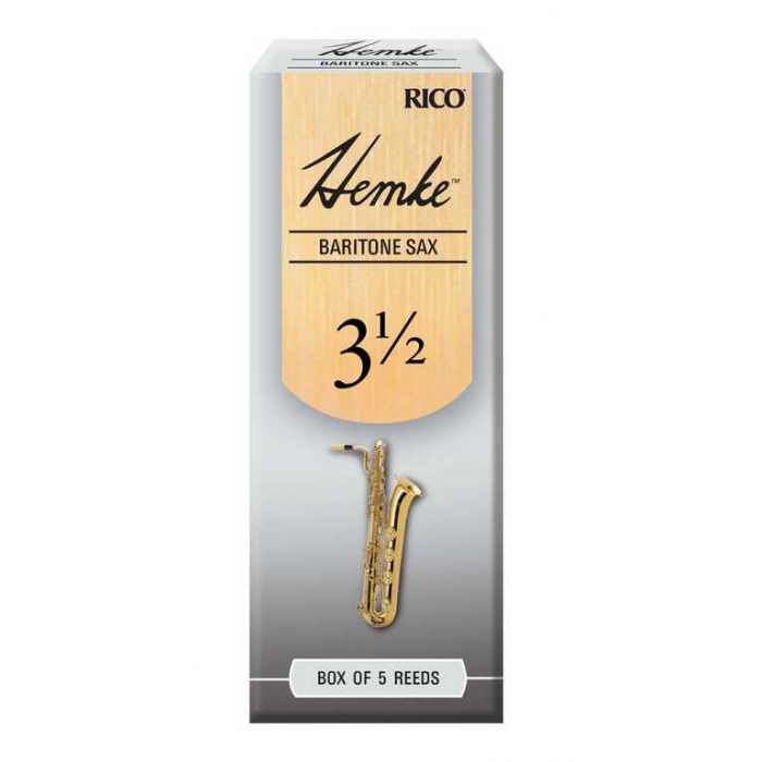 Трости для саксофона баритон, размер 3.5, 5шт, Rico Hemke фото