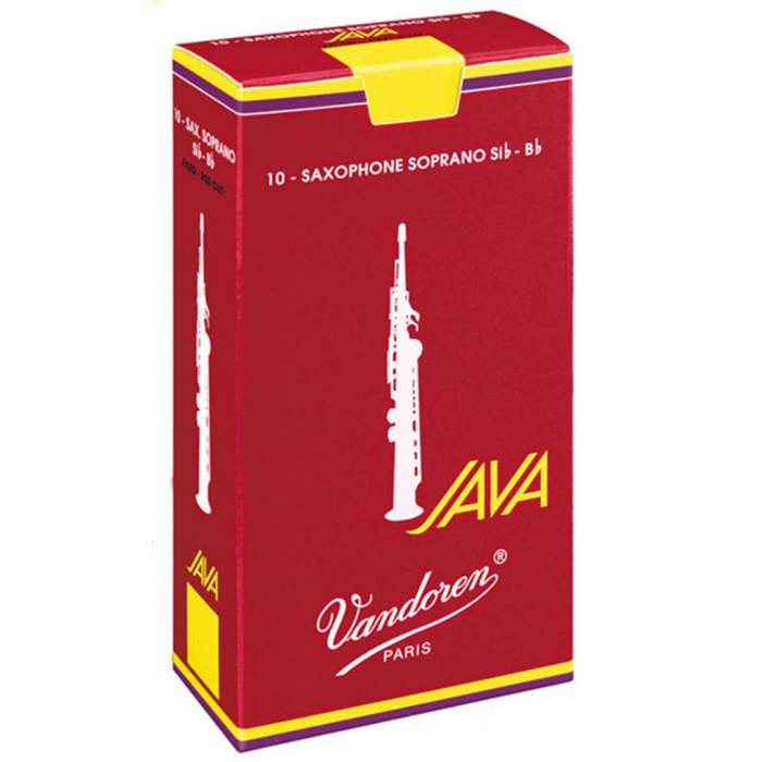 Трости для саксофона Сопрано №3.5 (10шт), Vandoren JAVA Red Cut фото