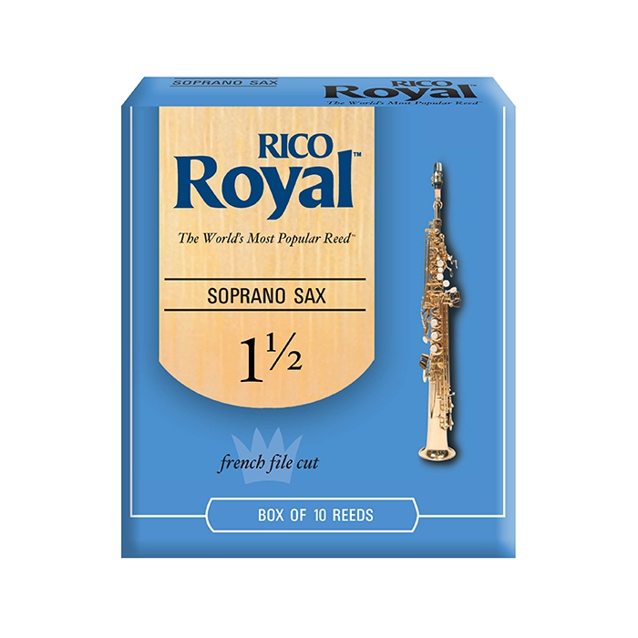 Tрости для саксофона сопрано, размер 1.5, 10 штук, Rico Rico Royal фото