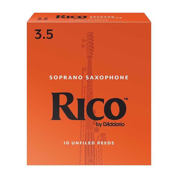 Трости для саксофона сопрано, размер 3.5, 10шт,Rico фото