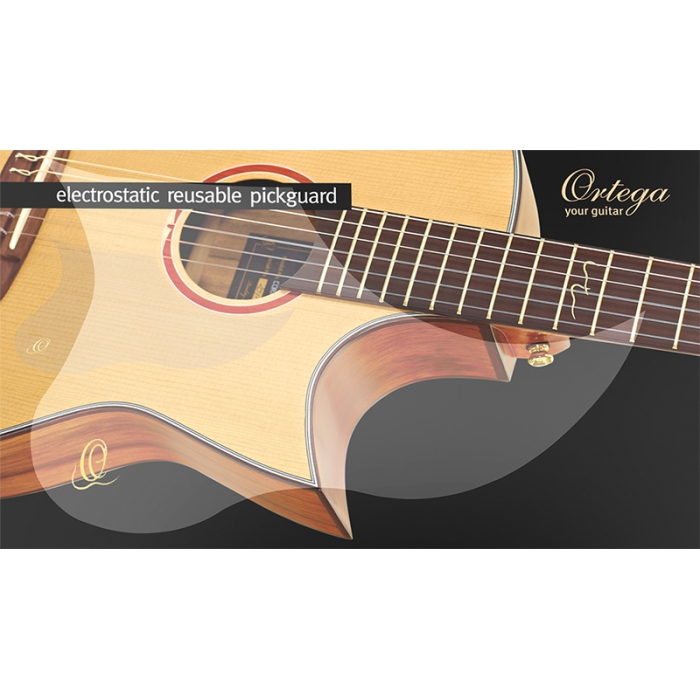 Защитная накладка для акустической гитары, прозрачная, съемная, Ortega фото